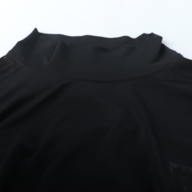 アンダーアーマー 長袖Tシャツ ストレッチ ハイネック 野球 スポーツウエア メンズ LGサイズ ブラック UNDER ARMOUR_画像4