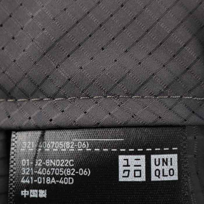 ユニクロ パンツ テーパード スーツ メンズ 73サイズ グレー UNIQLO_画像3