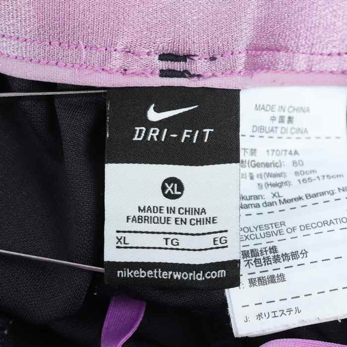 ナイキ クロップドパンツ ハーフパンツ ドライフィット スポーツウエア 大きいサイズ レディース XLサイズ 紺×紫 NIKE_画像3