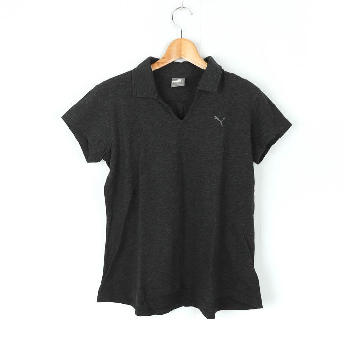  Puma рубашка-поло tops cut and sewn спортивная одежда Jim одежда женский XL размер серый PUMA
