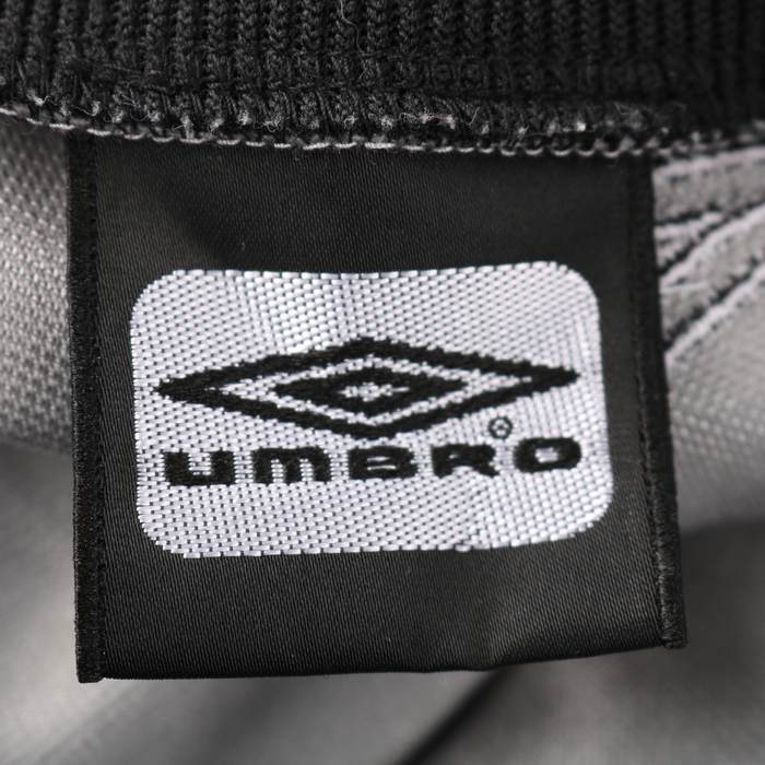 アンブロ ジップアップジャージ 袖ロゴライン スポーツウエア 大きいサイズ メンズ Oサイズ グレー×黒 UMBRO_画像3