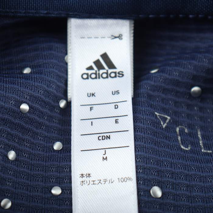 アディダス 半袖Tシャツ 無地 袖ロゴ スポーツウエア クライマチル メンズ Mサイズ ネイビー adidas_画像3