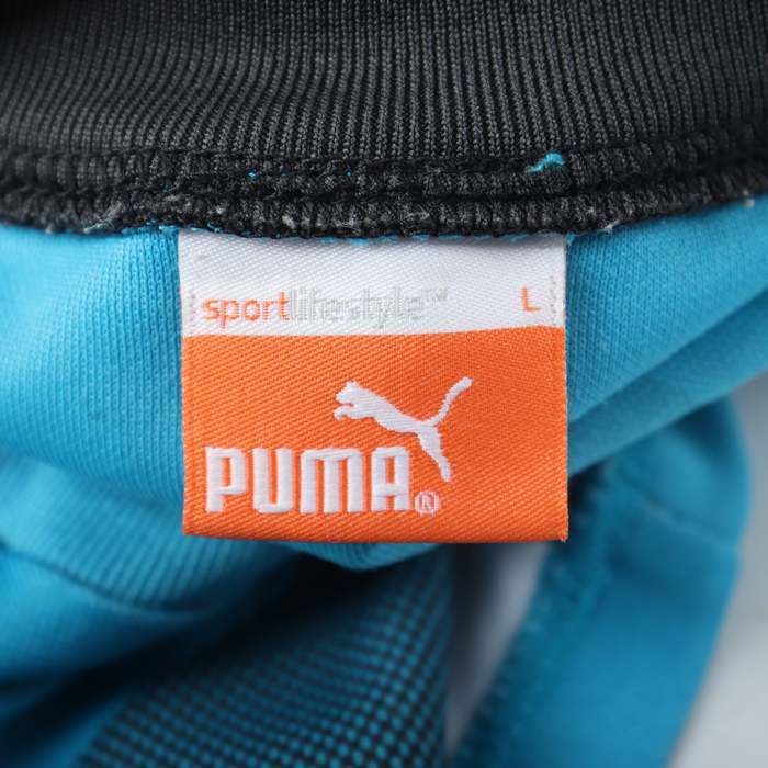 プーマ 半袖Tシャツ プラクティスシャツ スポーツウエア メンズ Lサイズ 青×黒 PUMA_画像3