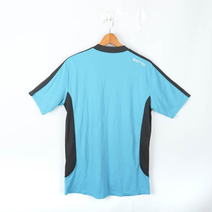 プーマ 半袖Tシャツ プラクティスシャツ スポーツウエア メンズ Lサイズ 青×黒 PUMA_画像2