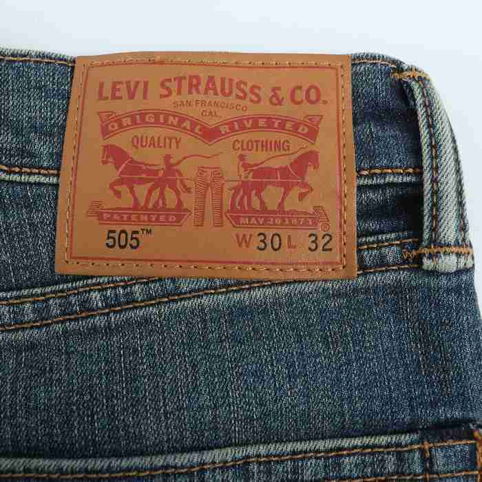 リーバイストラウスシグネチャー デニムパンツ ジーンズ テーパード シンプル 505 メンズ 30サイズ ブルー LEVI STRAUSS Signature_画像6