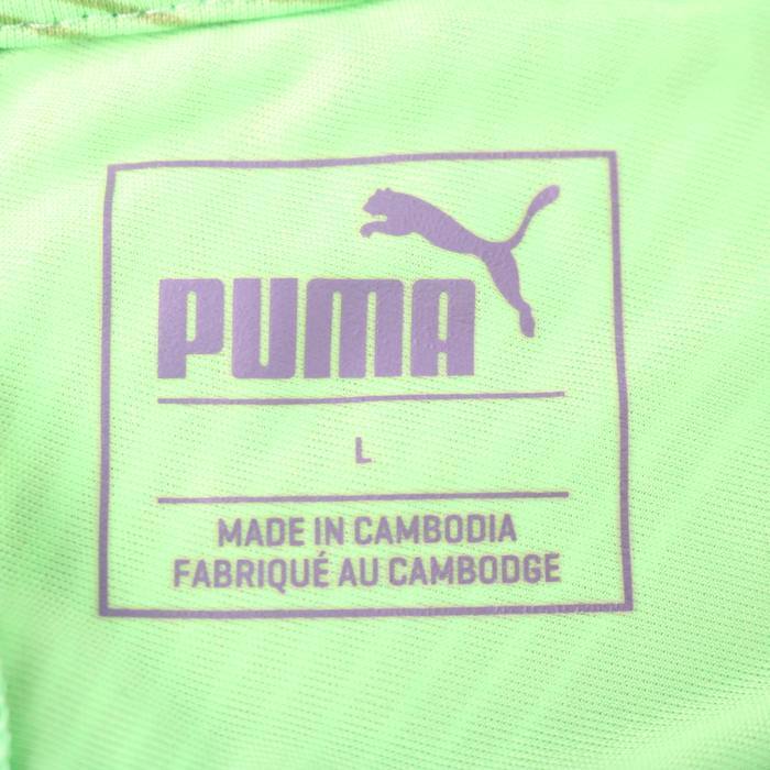 プーマ 半袖Tシャツ プラクティスシャツ スポーツウエア メンズ Lサイズ 黄緑 PUMA_画像3
