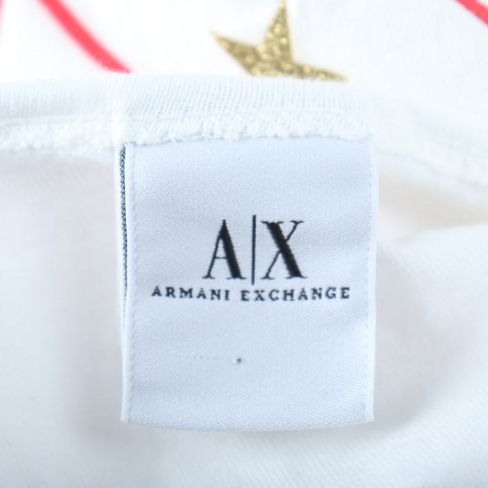 アルマーニエクスチェンジ タンクトップ Tシャツ トップス カットソー レディース XSサイズ ホワイト ARMANI EXCHANGE_画像3