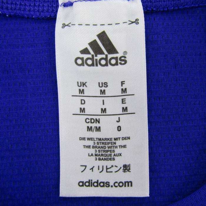  Adidas короткий рукав футболка Tec Fit компрессионный внутренний большой размер мужской O размер синий × чёрный adidas