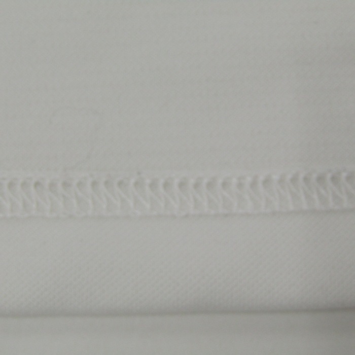 アディダス 半袖Tシャツ リゾートスポーツ ロゴT スポーツウエア 日本製 メンズ Mサイズ 白×水色 adidas_画像6