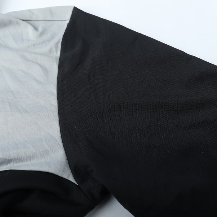 アディダス ジャージ トラックジャケット アウター スポーツウエア メンズ Lサイズ 黒×グレー adidas_画像5