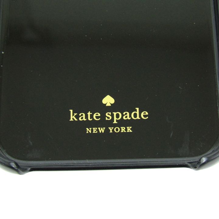 ケイトスペード 携帯ケース ドット リング付き ブランド 小物 黒 レディース ブラック Kate Spade_画像3