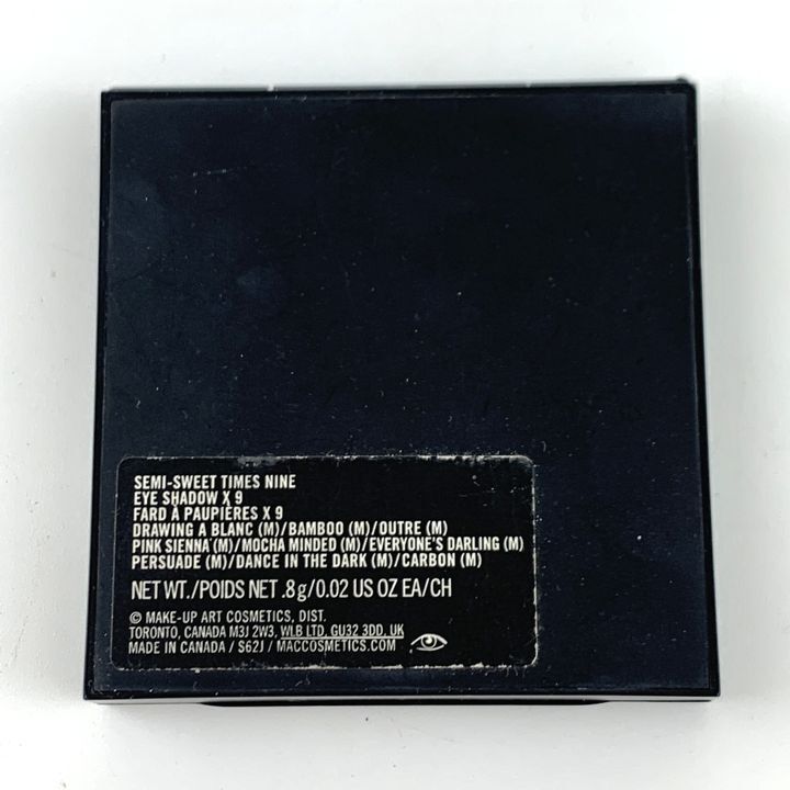 マック スモール アイシャドウ×9 セミスウィート タイムズ ナイン コスメ レディース 8gサイズ MACの画像3