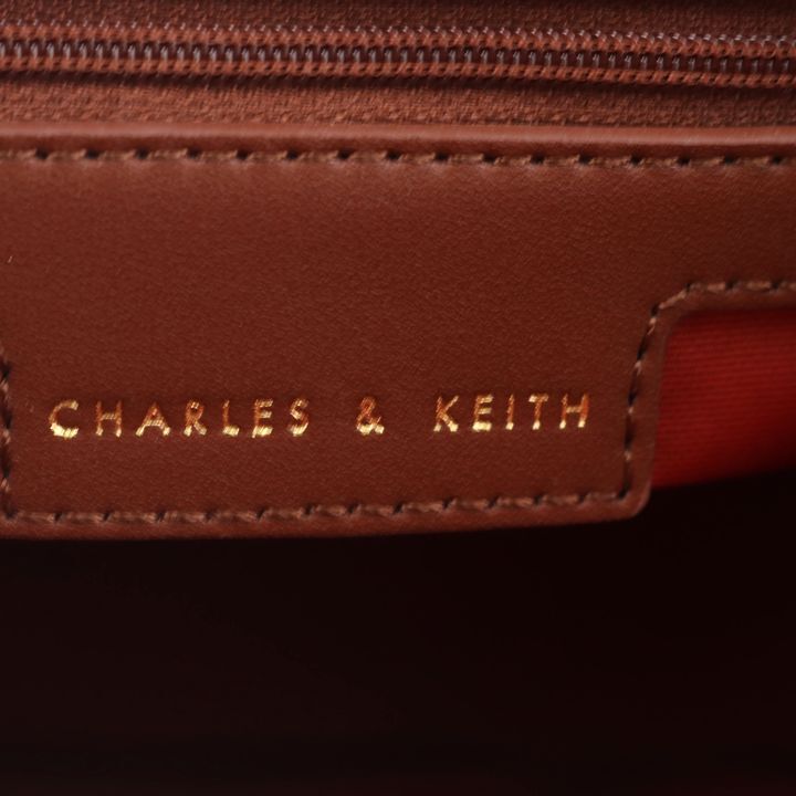 チャールズ＆キース ショルダーバッグ ハンドバッグ 2way ブランド 鞄 カバン レディース ブラウン CHARLES&KEITH_画像5
