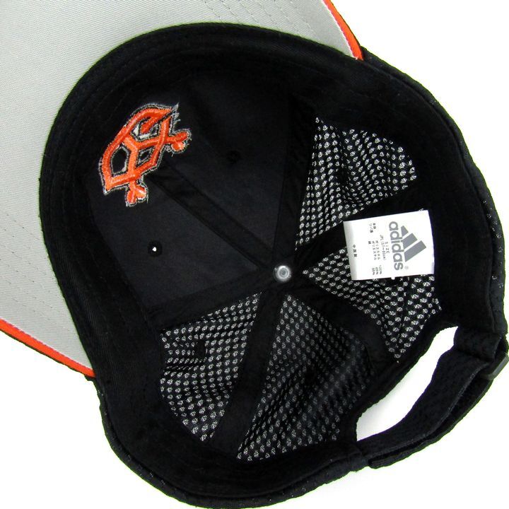 アディダス キャップ 読売ジャイアンツ 野球 スポーツウエア ブランド 帽子 メンズ JPLサイズ ブラック adidas_画像4