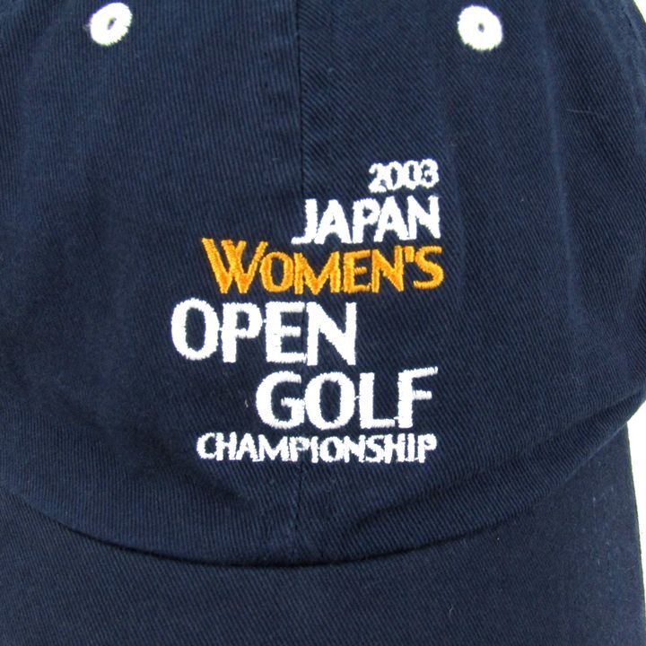 JAPAN WOMENS OPEN GOLF CHAMPIONSHIP キャップ スポーツウエア 帽子 レディース ネイビー 2003日本女子オープンゴルフ_画像5