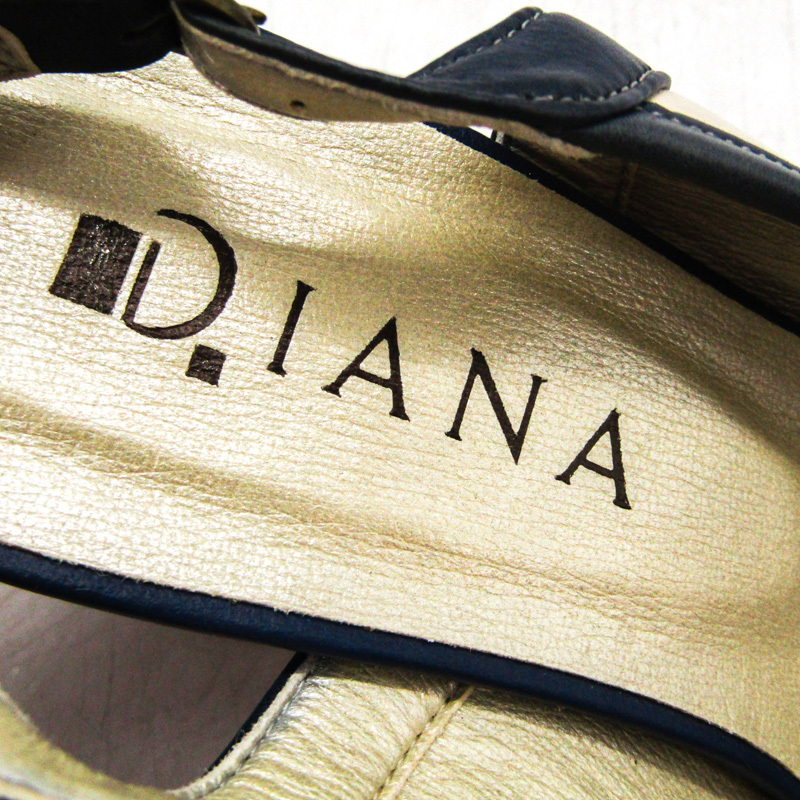 ダイアナ サンダル 本革 レザー ブランド 靴 シューズ 日本製 白 レディース 23.5サイズ オフホワイト DIANA_画像3