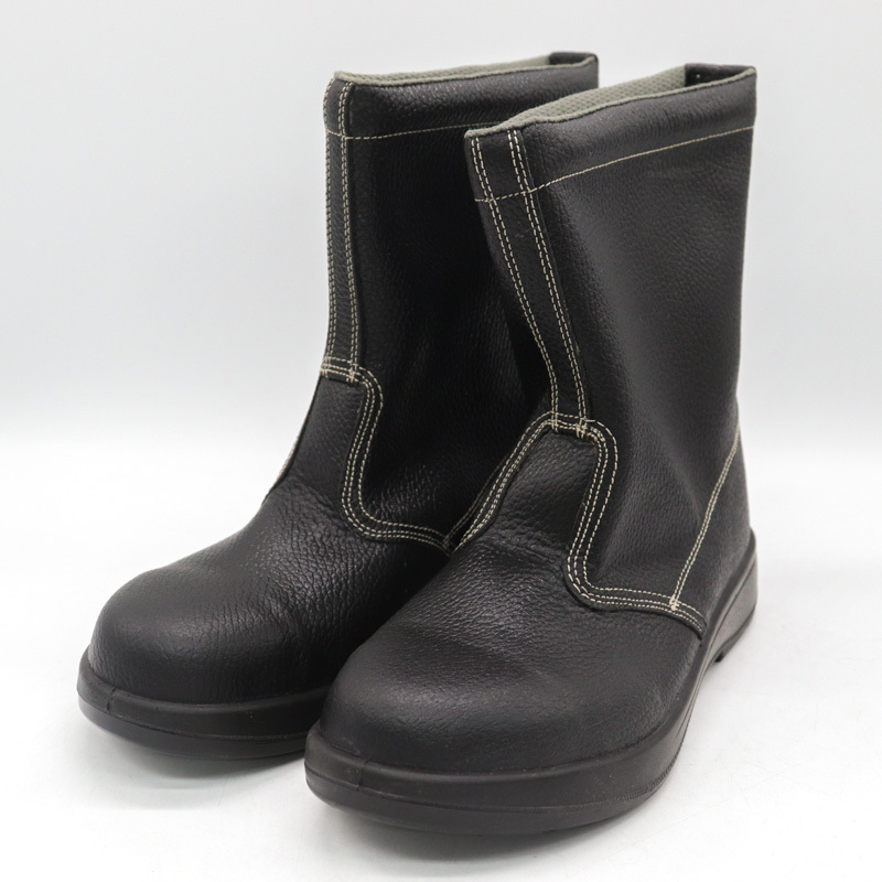 シモン ワークブーツ 安全靴 美品 幅広 3E 靴 シューズ 黒 メンズ 25.5サイズ ブラック Simon_画像1