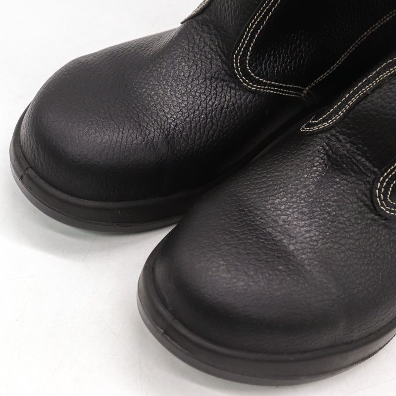 シモン ワークブーツ 安全靴 美品 幅広 3E 靴 シューズ 黒 メンズ 25.5サイズ ブラック Simon_画像2