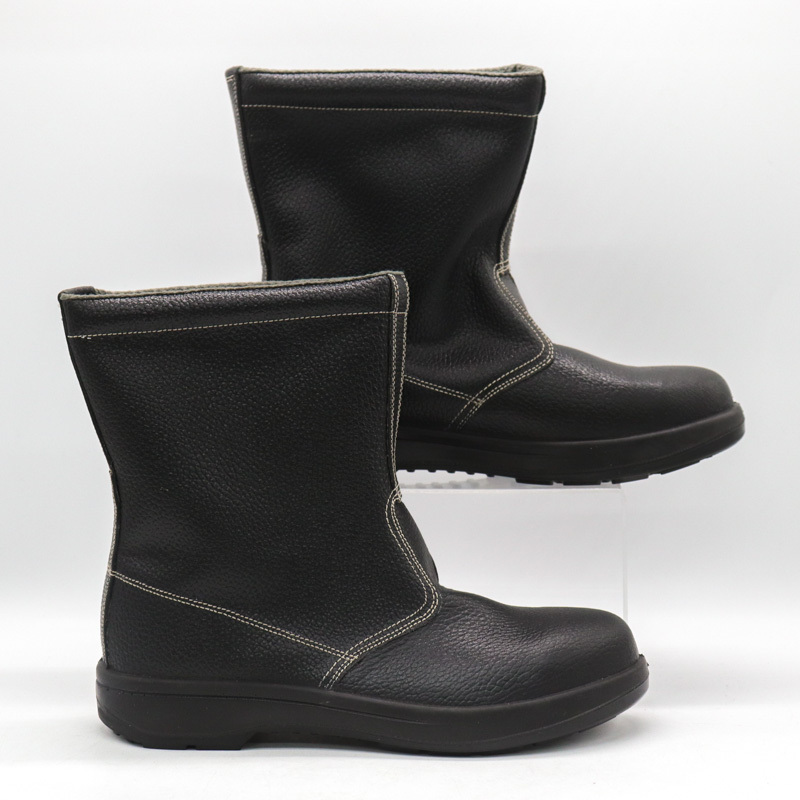 シモン ワークブーツ 安全靴 美品 幅広 3E 靴 シューズ 黒 メンズ 25.5サイズ ブラック Simon_画像8