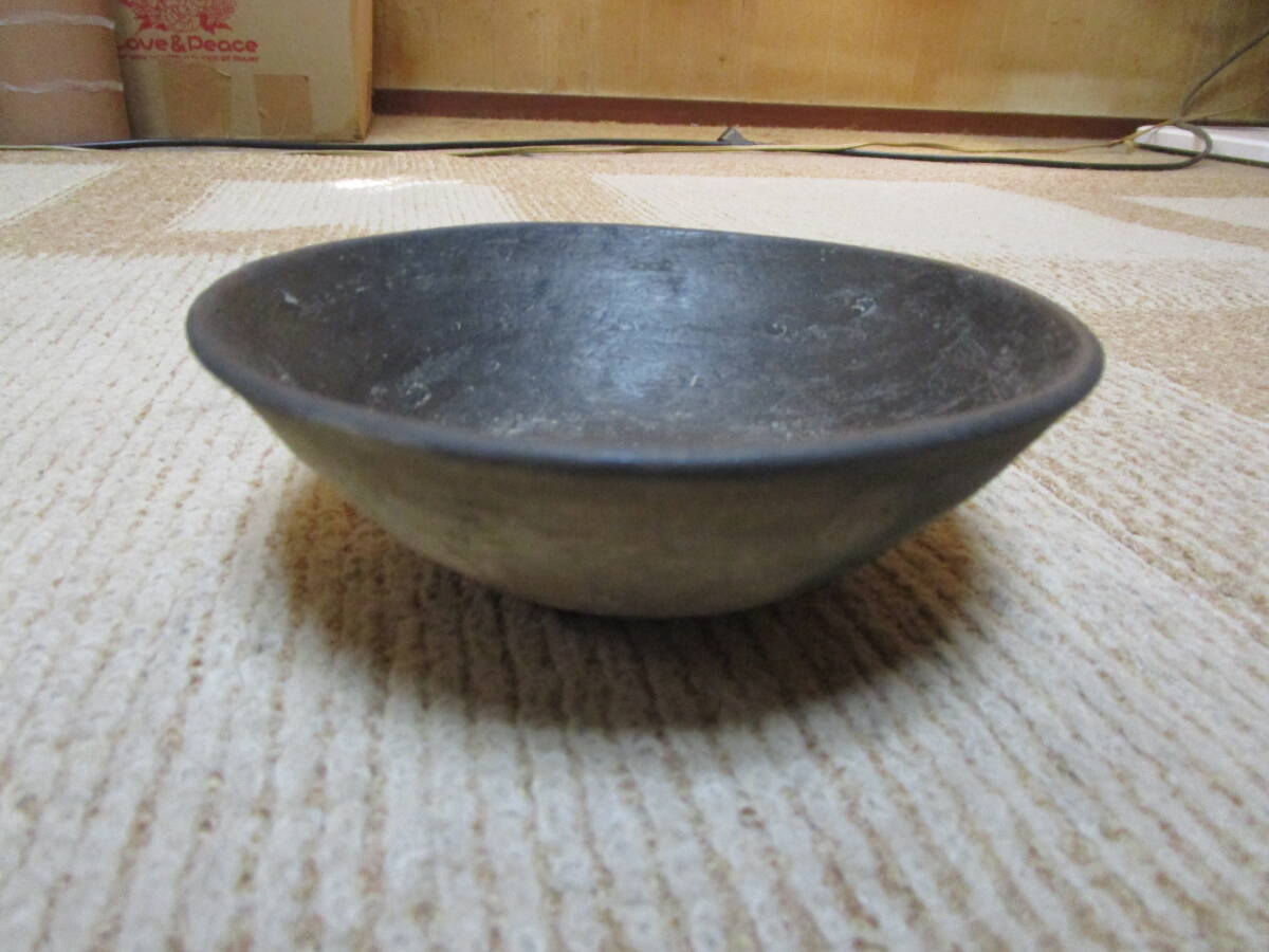 発掘品　出土品　収集家所蔵品　土器　須恵器　土師器　食器　椀　茶碗　直径約14.1cm高さ約4.8cm　追加画像有り　ヤマト着払い発送_画像1