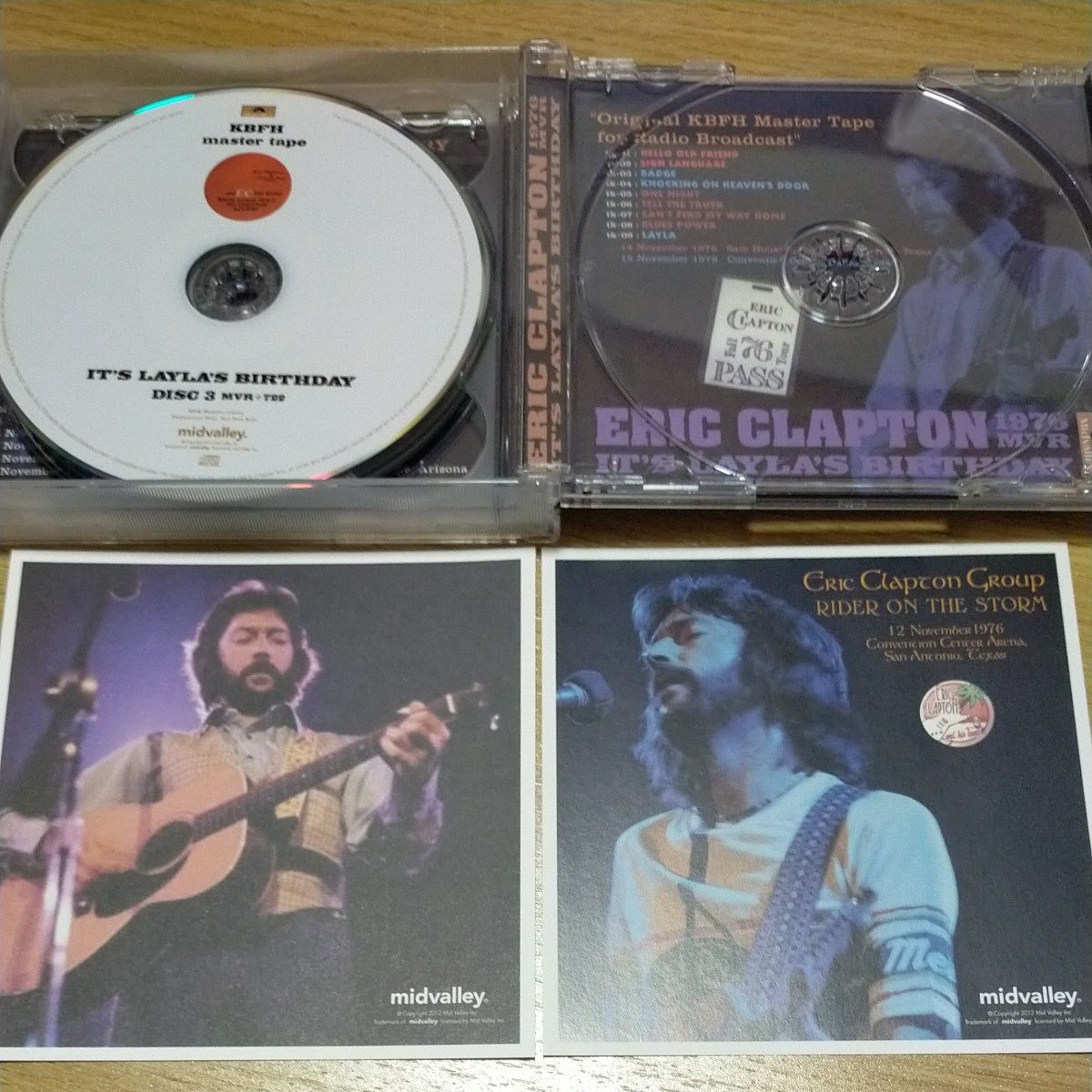 Eric Clapton  ☆  It’s Layla’s Birthday ☆ Mid Valley ☆ 3CD