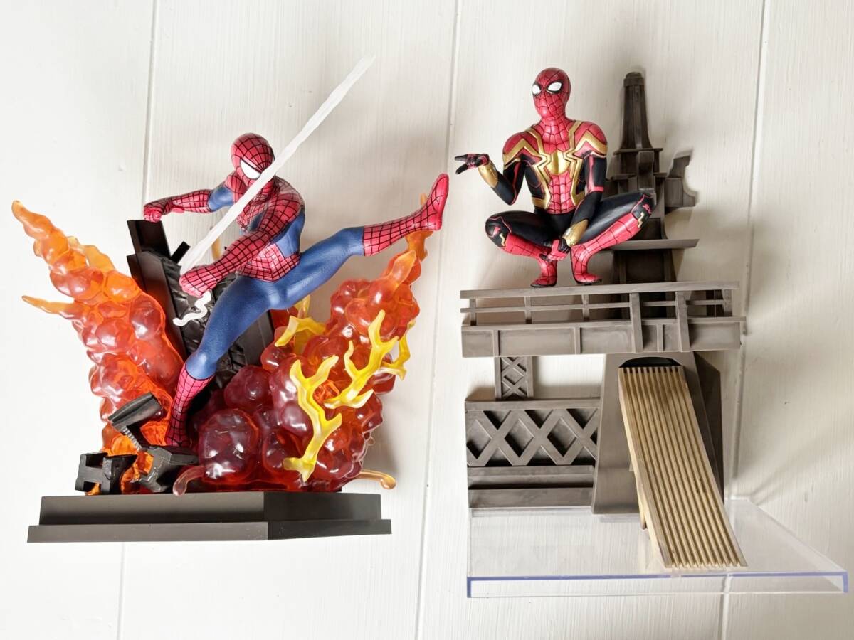 ☆　MARVEL　CP２　Spider-Man　マーベル　スパイダーマン　フィギュア　２個　Figure　SpiderMan　☆_画像1