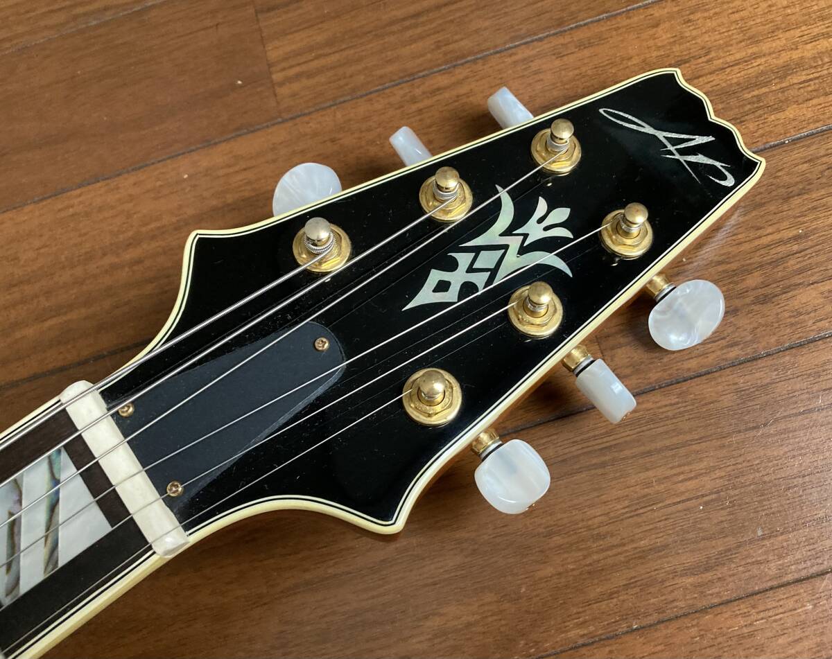 ARIA CUSTOM SHOP ＡＰフルアコ（配線ジャンク※現状アンプへの出力ができません）の画像3