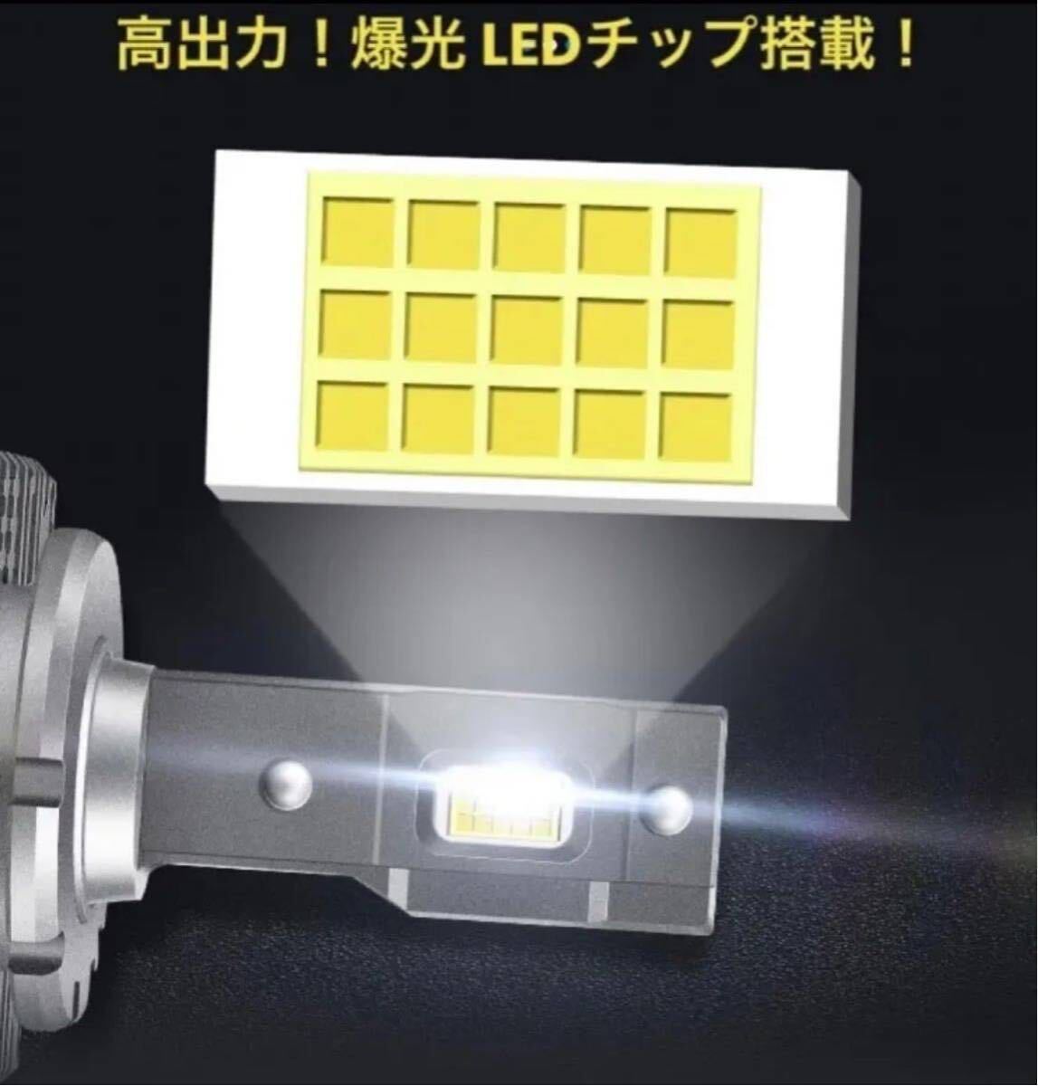 D4S D4R HID LED 変換 ヘッドライト バルブ 爆光 ポン付け 雷神 バルブ 送料無料 最新 19000lm キャンセラー内蔵 ライト 55w 35w 可能_画像3