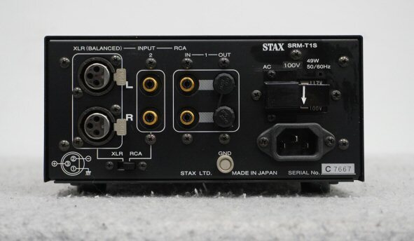 ＜中古品＞STAX 真空管ヘッドホンアンプ SRM-T1S_画像5