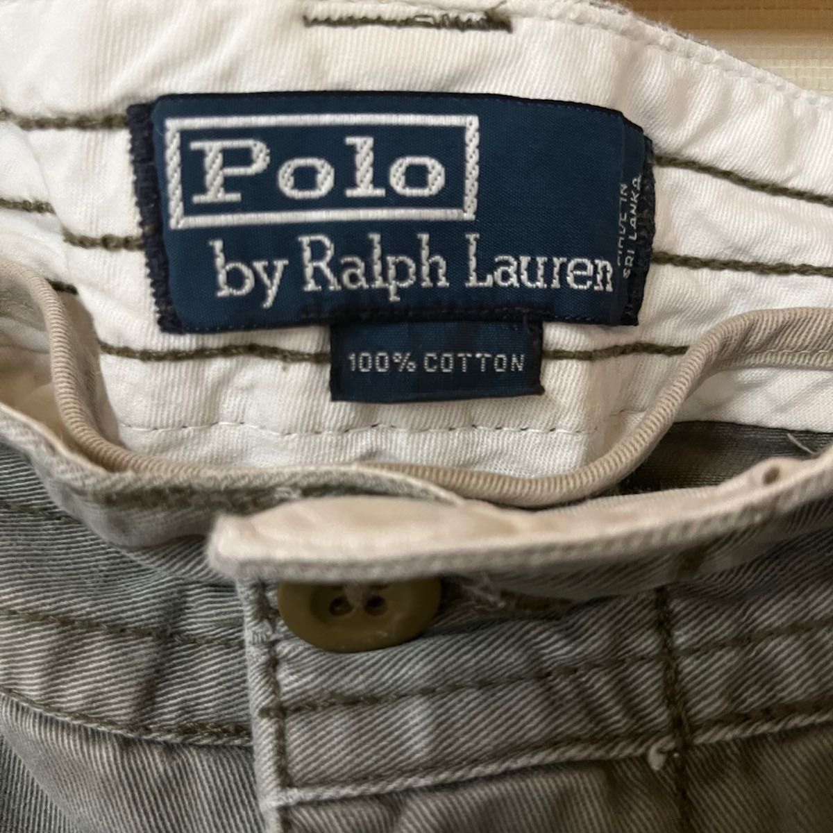 【古着好き必見】Polo Ralph Lauren ポロラルフローレンカーゴショーツ ハーフパンツ 100%コットン