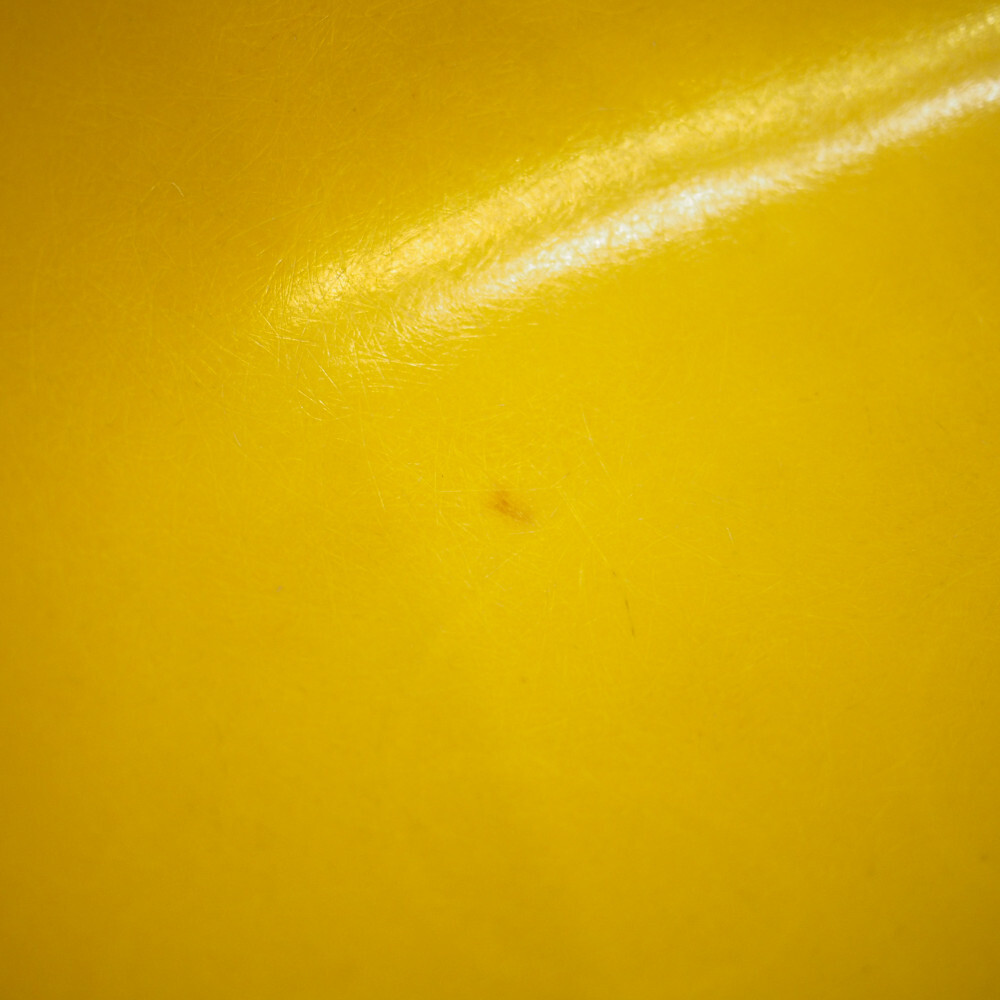 イームズ Herman Miller アームチェア シェルチェア イエロー ハーマンミラー キャッツクレイドル ビンテージ シンシナティ製の画像9