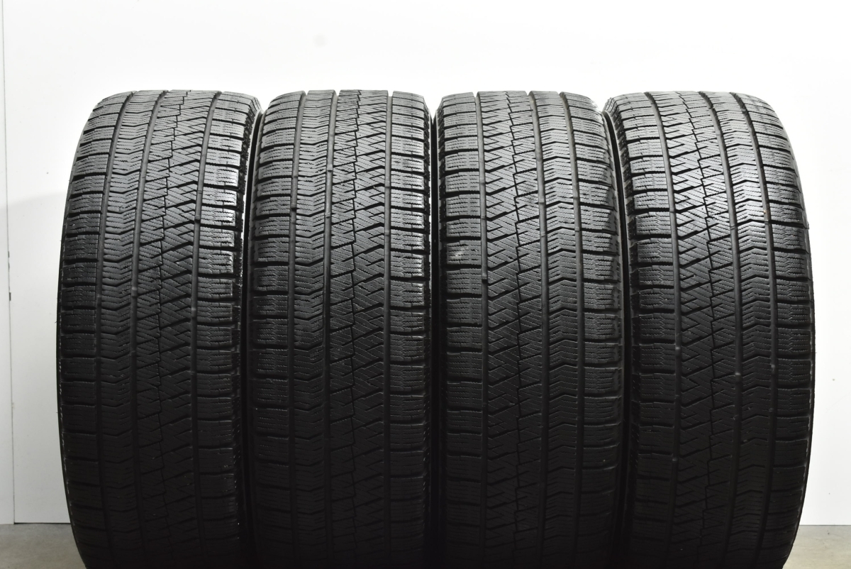 【バリ溝】WEDS IRVINE F01 17in 7J +49 PCD112 ブリヂストン ブリザック VRX2 225/45R17 アウディ A3 VW ゴルフ ジェッタ パサートの画像8