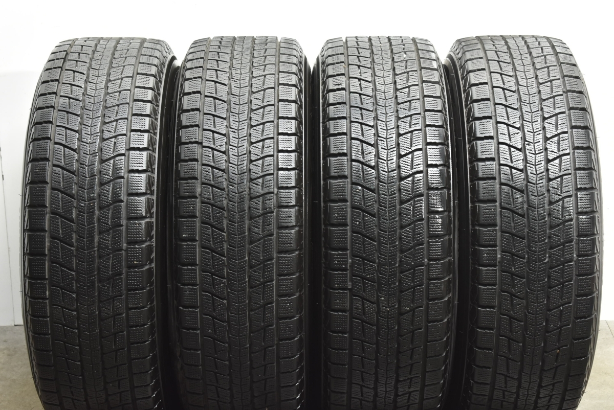 【美品 バリ溝】SR 17in 7J +53 PCD114.3 ダンロップ ウィンターマックス SJ8 225/65R17 CR-V レガシィアウトバック CX-5 エクストレイル_画像8