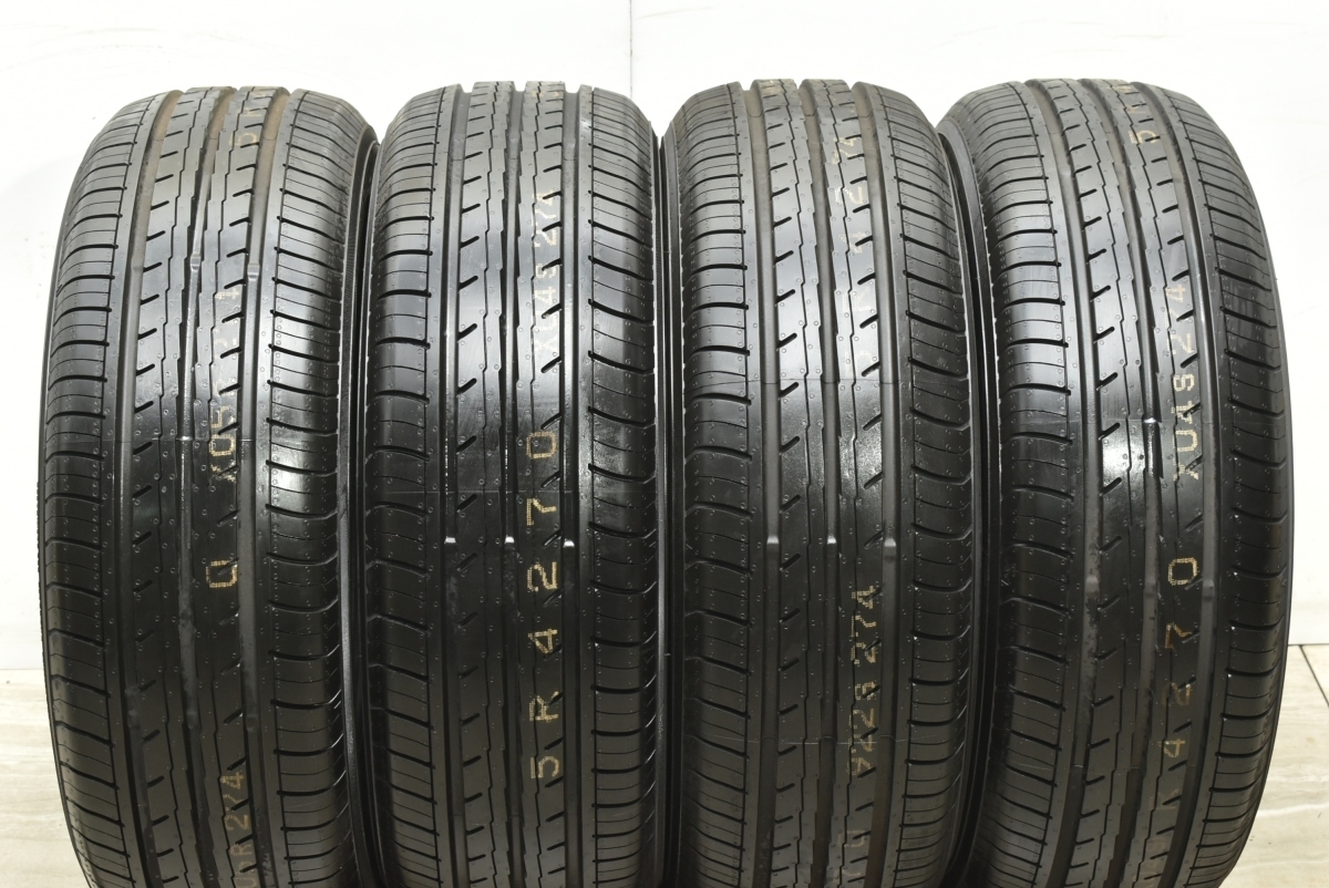 【希少サイズ 2022年製 超バリ溝】ヨコハマ ブルーアース ES32 195/60R15 4本セット カローラフィールダー ラフェスタ インプレッサ_画像2