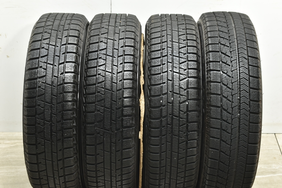 【美品】Weds 14in 4.5J +45 PCD100 ヨコハマ ブリヂストン 155/65R14 N-BOX N-ONE デイズ アルト ワゴンR タント ムーヴ ミラ 軽自動車用_画像8