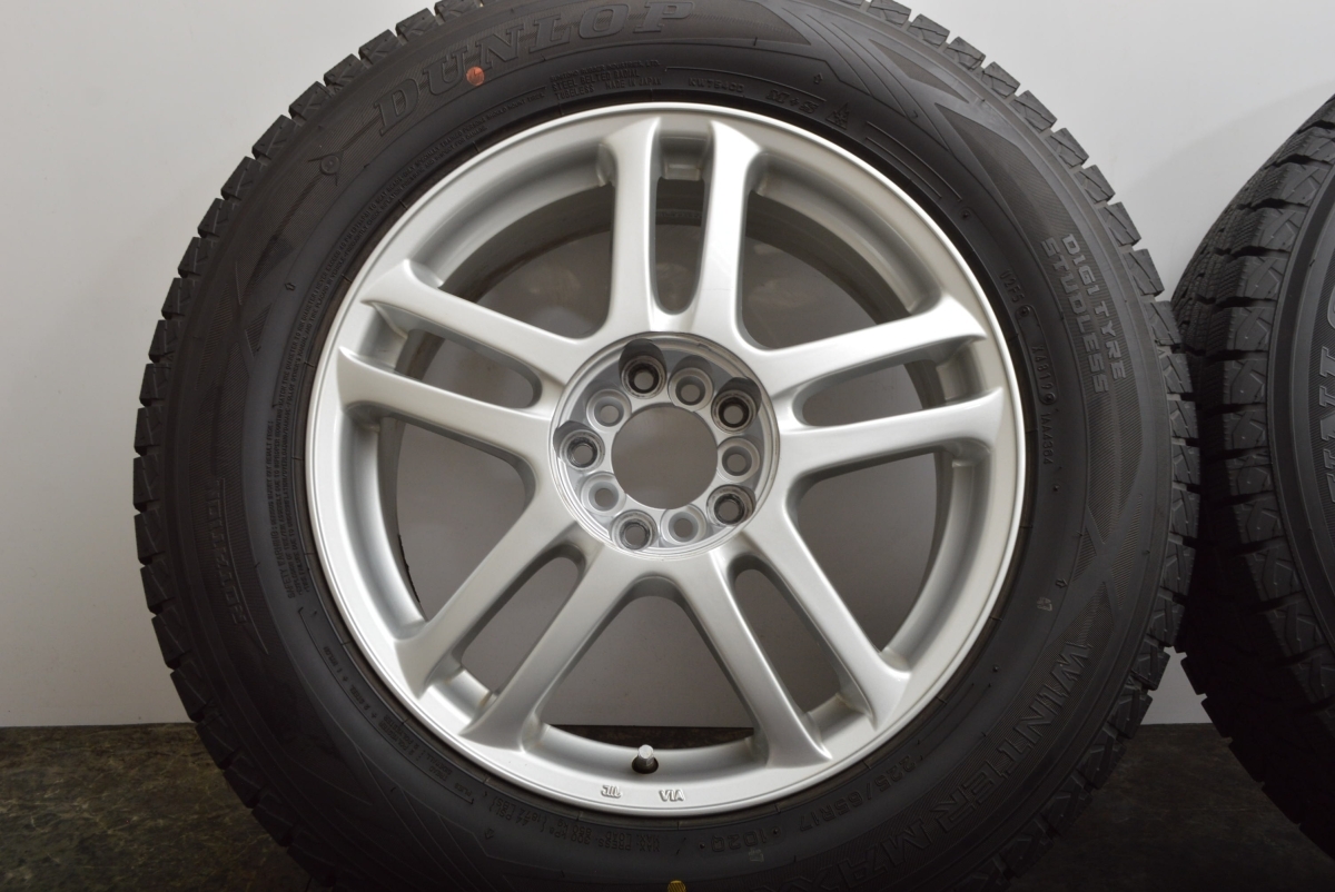 【マルチPCD】トピー BLOWS 17in 7J +38 PCD100/114.3 ダンロップ ウインターマックス SJ8 225/65R17 NX ハリアー RAV4 SJフォレスター_画像5