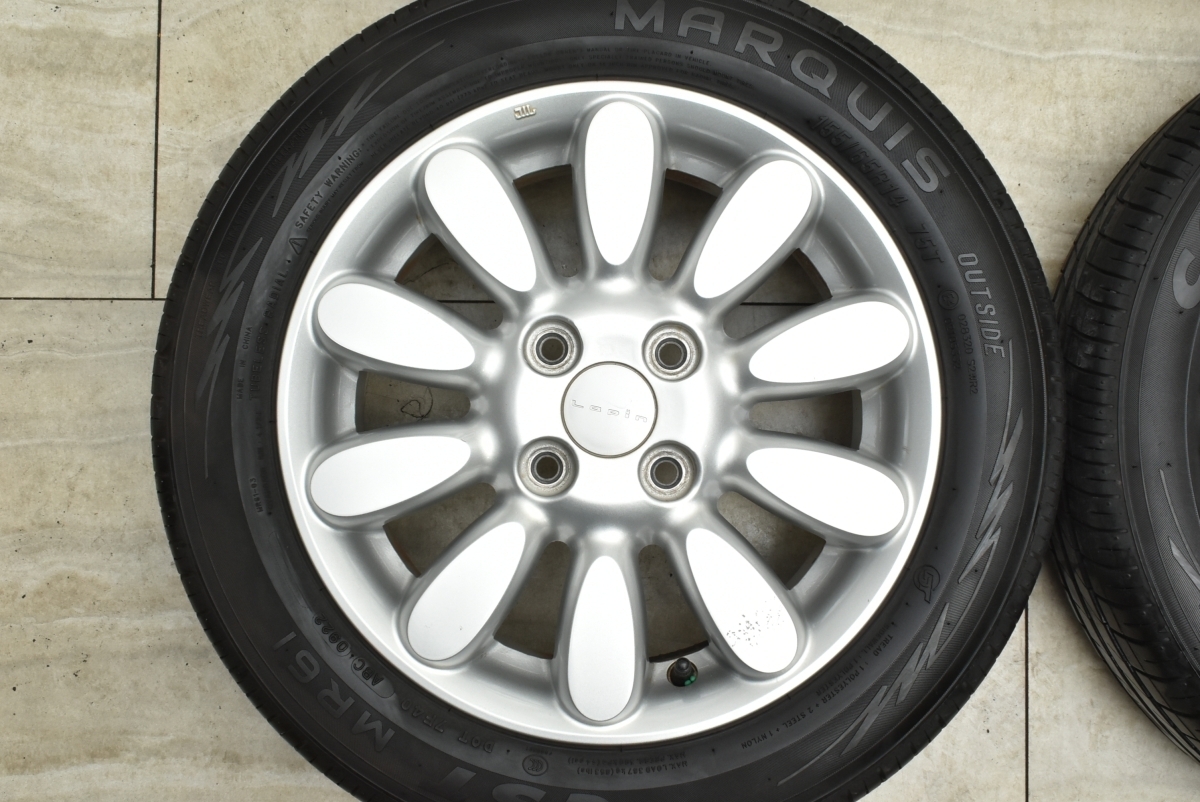 【バリ溝】スズキ HE33S ラパン 純正 14in 4.5J +45 PCD100 CST MARQUIS MR61 155/65R14 アルト ワゴンR MRワゴン 流用 送料無料 即納可能の画像2