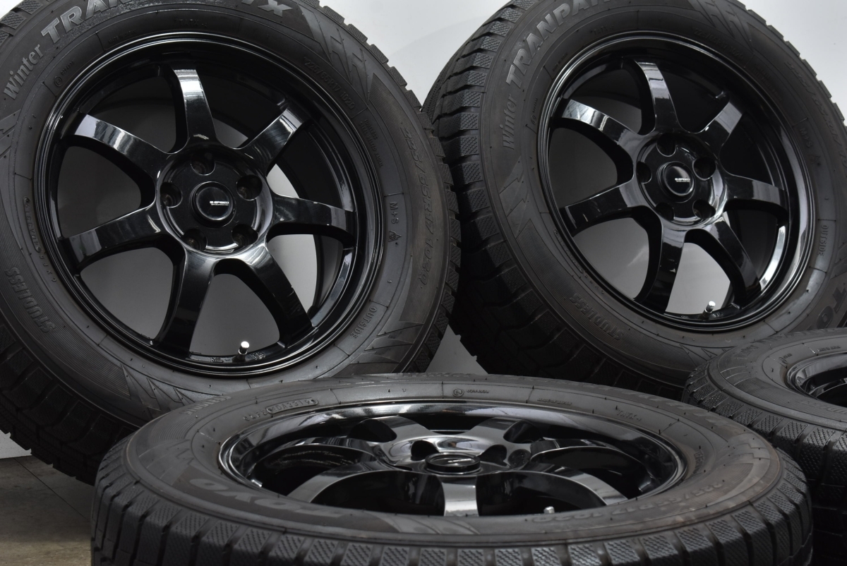 【程度良好】G-speed 17in 7J +48 PCD114.3 トーヨー ウィンタートランパス TX 225/65R17 エクストレイル CX-5 CX-8 レガシィアウトバックの画像2