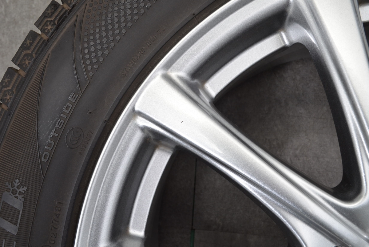 【美品】エクシーダー 17in 7J +48 PCD114.3 ケンダ アイステックネオ KR36 225/55R17 10アルファード ヴェゼル MAZDA6 アテンザ 即納可能_画像8