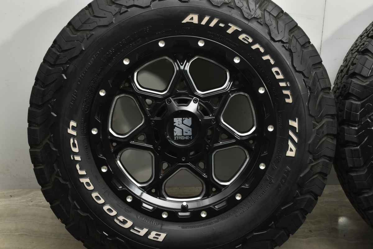 【バリ溝】XTREME-J XJ06 17in 8J +20 PCD139.7 BFグッドリッチ オールテレーンT-A KO2 265/70R17 プラド ハイラックス サーフ 即納可能_画像5