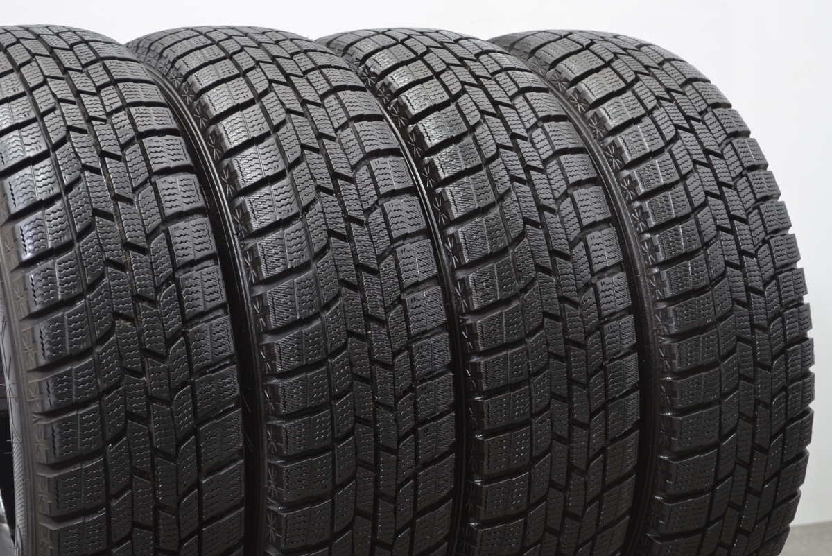 【バリ溝 美品】SEIN 14in 4.5J +45 PCD100 グッドイヤー アイスナビ6 165/65R14 パッソ タンク ルーミー ソリオ トール ekスポーツの画像7