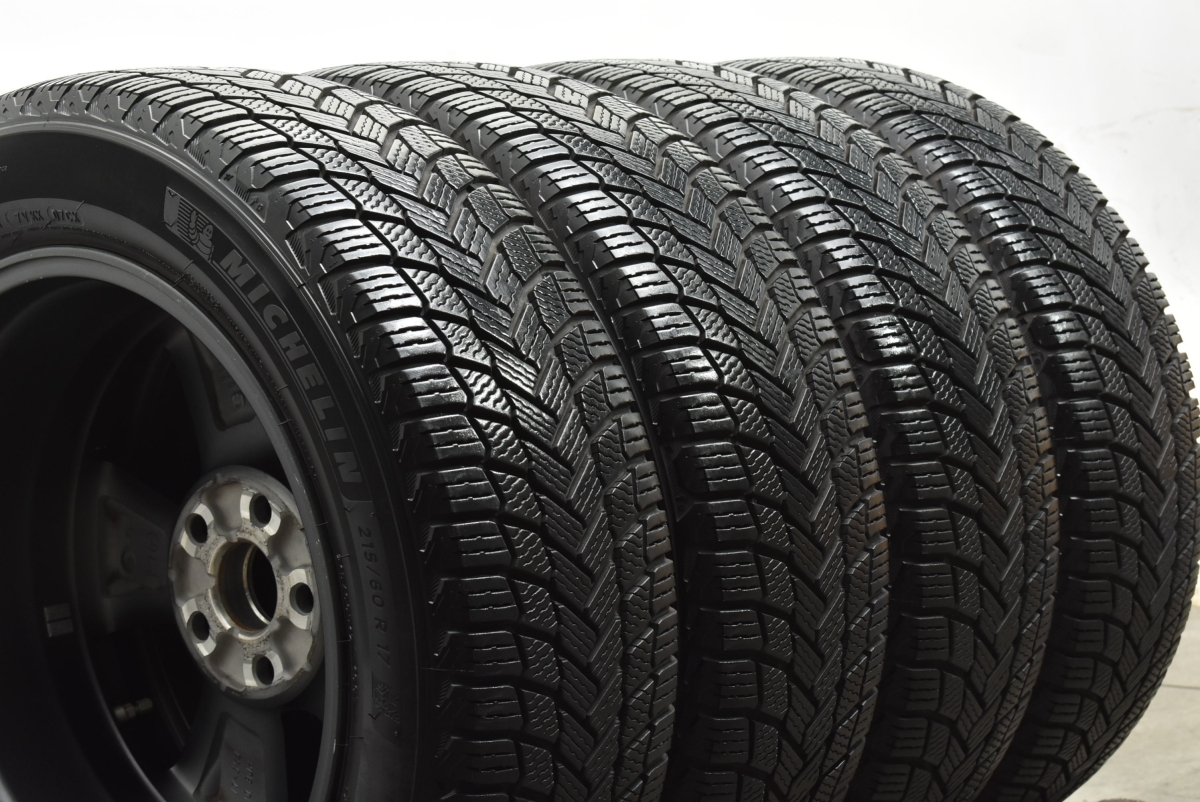 【バリ溝】レクサス UX 純正 17in 6.5J +40 PCD114.3 ミシュラン X-ICE SNOW 215/60R17 C-HR カローラクロス 流用 スタッドレス 送料無料の画像7