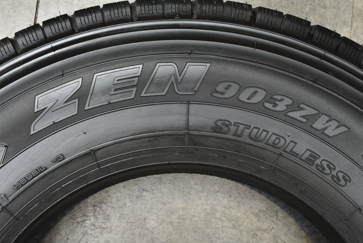 【2022年製 バリ溝 スタッドレス】ヨコハマ ZEN 903ZW 225/80R17.5 6本セット チューブレスタイプ 4t 4トン トラック・バス用 即納可能_画像6