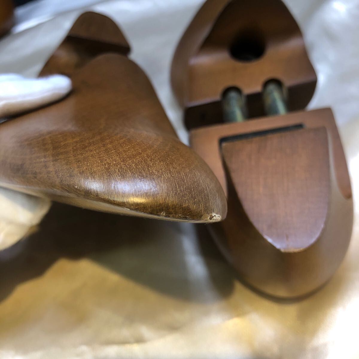 シューツリー 3組セット ザソブリンハウス コルドヌリ・アングレーズ コルテ 3ブランド シューキーパー 木製 紳士靴用 メンズシューズ用の画像10