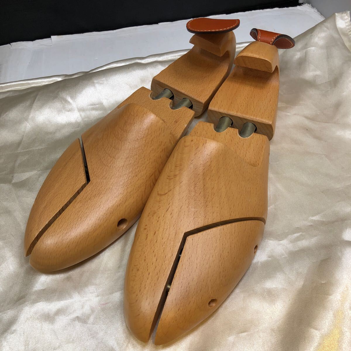 シューツリー 3組セット ザソブリンハウス コルドヌリ・アングレーズ コルテ 3ブランド シューキーパー 木製 紳士靴用 メンズシューズ用の画像5