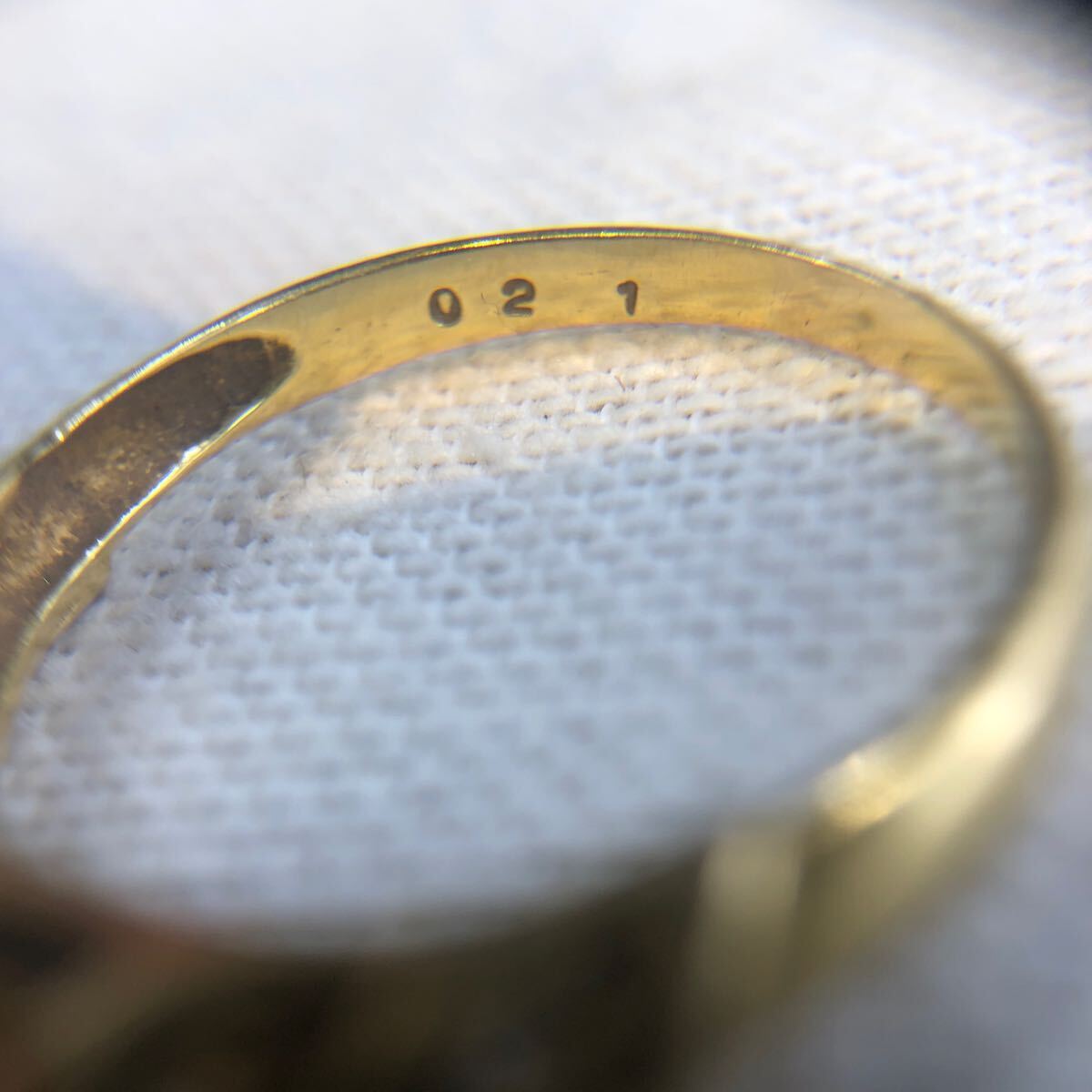  кольцо кольцо бриллиант 5 камень 0.21 carat K18 18 золотой желтое золото аксессуары драгоценный металл полная масса 2.1g 12.5 номер te The Yinling g