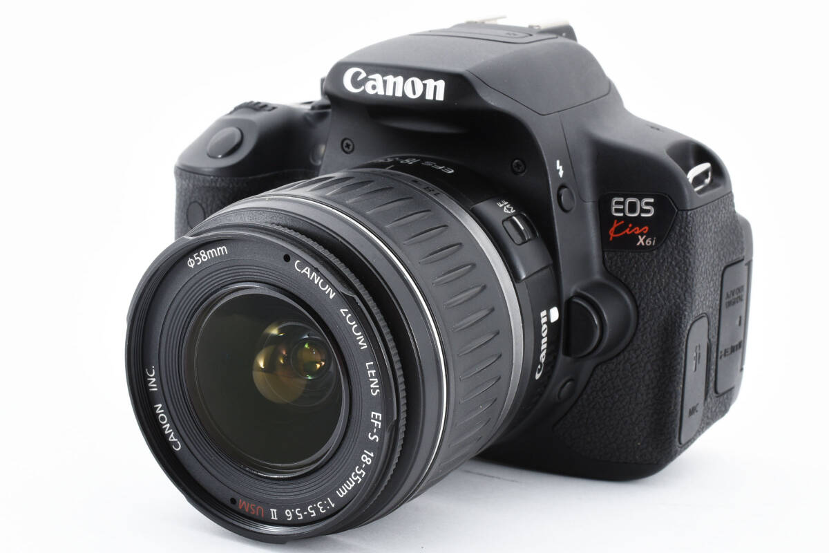 Canon キヤノン EOS Kiss X6i EF-S 18-55 レンズキット_画像2