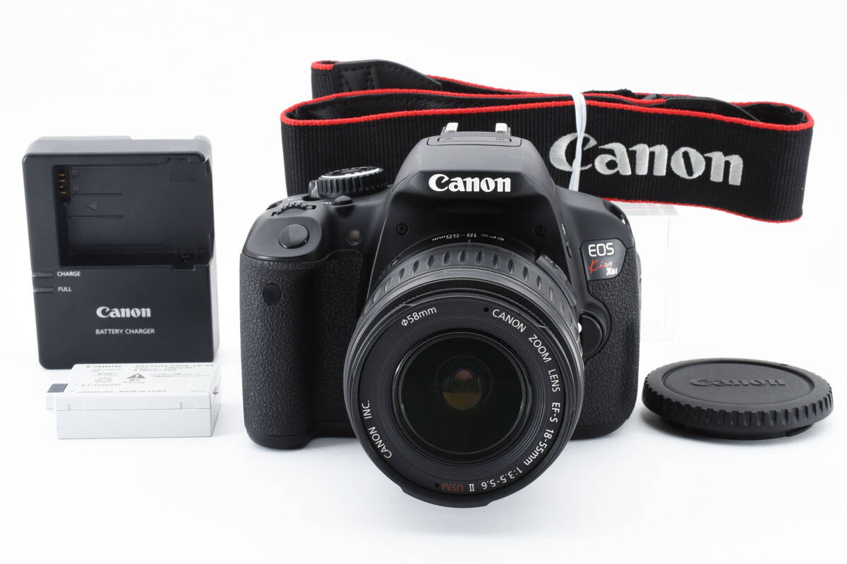 Canon キヤノン EOS Kiss X6i EF-S 18-55 レンズキット_画像1