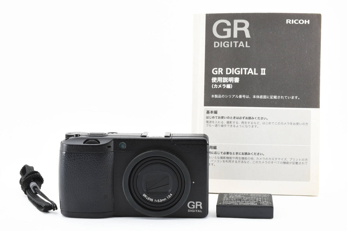RICOH リコー GR DIGITAL II 2 LENS 6.0mm F1.9 コンパクトデジタルカメラ シャッター数：6,059回の画像1