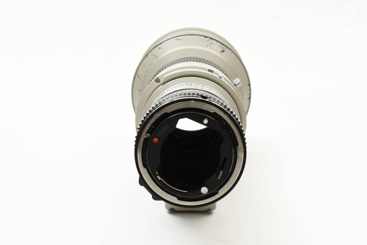 希少な光学極上美品級！Canon キヤノン LENS レンズ FD 500mm 1:4.5FD 500mm 1:4.5 L 専用フード、差し込みフィルター、三脚座付 超望遠_画像6